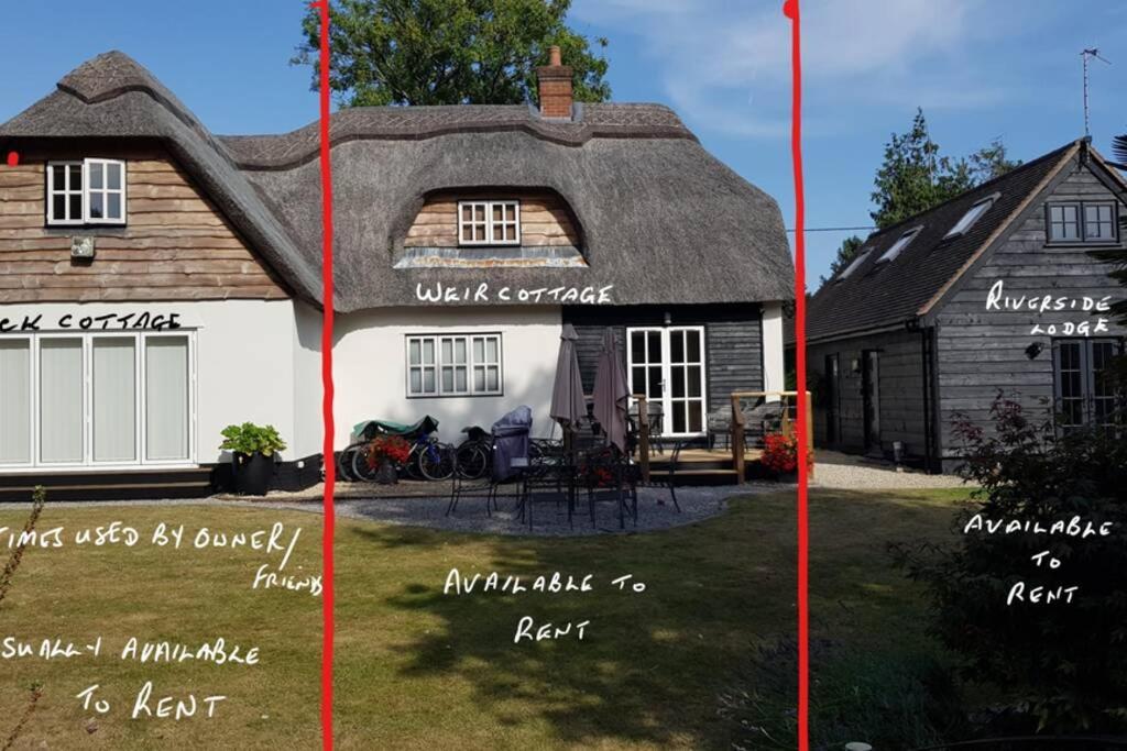 Riverside Lodge Pied A Terre Fordingbridge Eksteriør bilde
